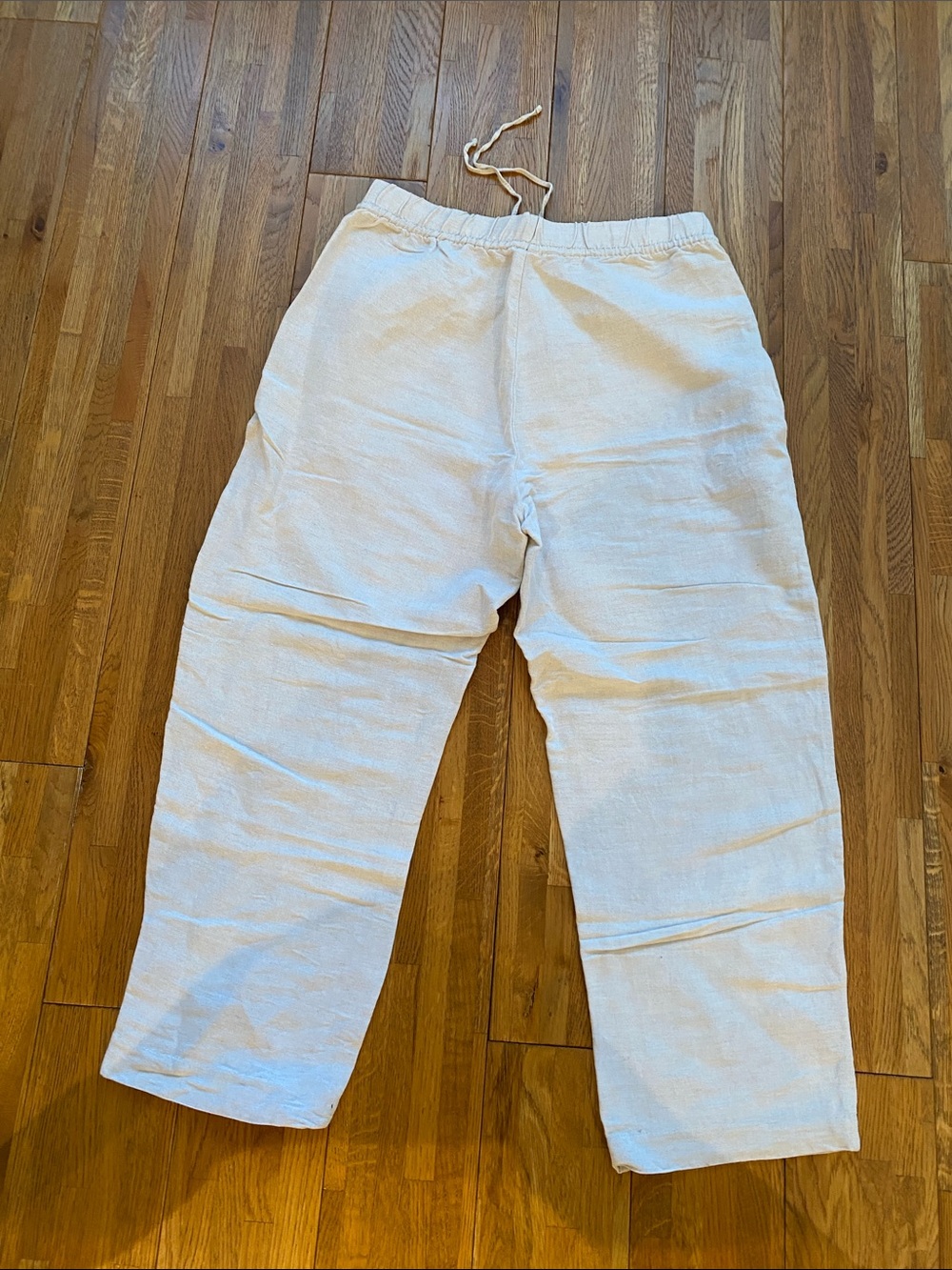 Zara Linen Blend Pants Sz S - Picture 3 of 3